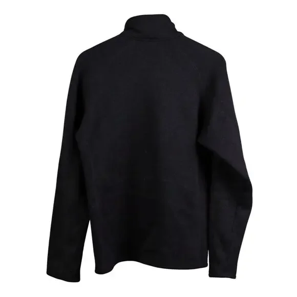 Patagonia Better Sweater Fleece Jacket Mens Small Black Outdoor Zip Hiking Trail - Picture 2 of 12